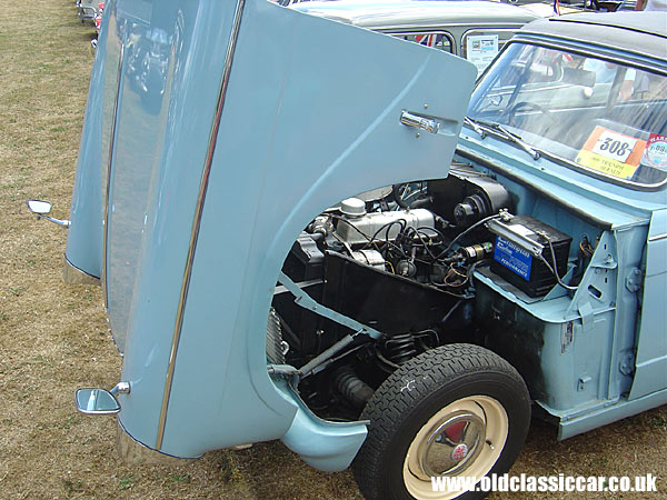 Photograph of a classic Triumph Herald 12/50