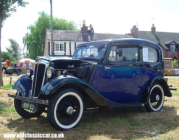 Photograph of a classic Morris 8