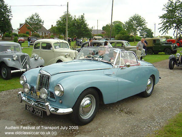 Alpine roadster built by Sunbeam