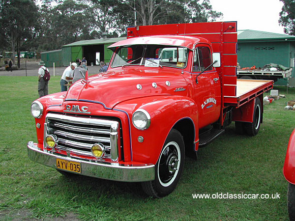 flatbed built by GMC