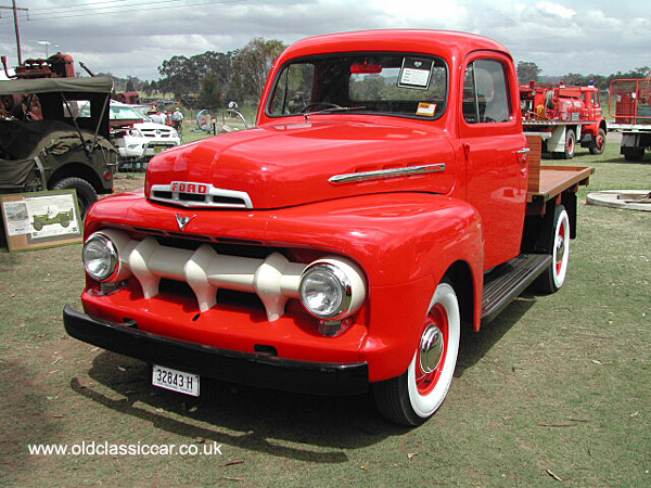 V8 truck built by Ford
