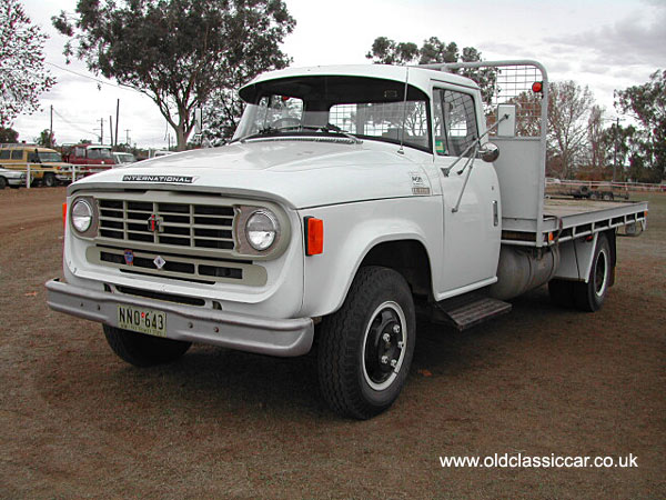 flatbed lorry built by International