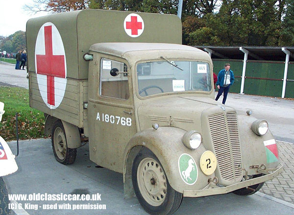 Hillman Tilly ambulance picture.