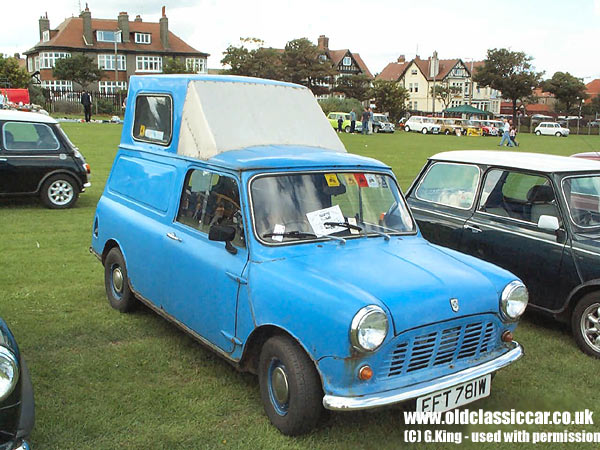 British Leyland Mini 95 high roof van picture.