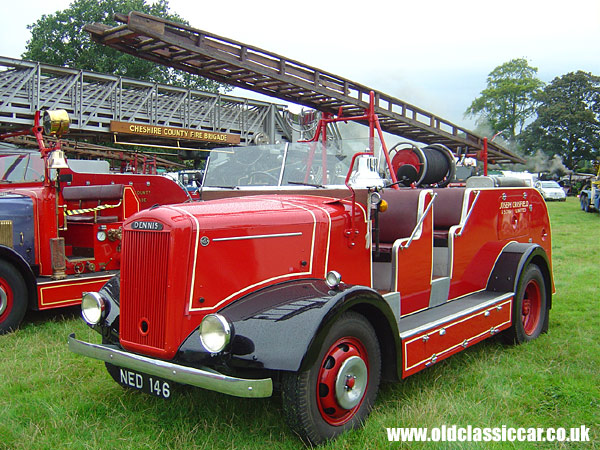 Dennis Fire engine picture.