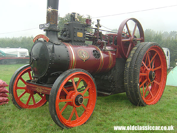Marshall and Sons Traction engine picture.