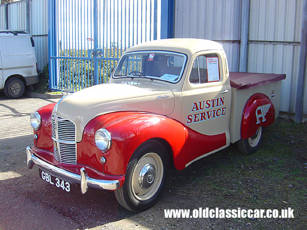 Old Austin A40 Devon pickup at oldclassiccar.