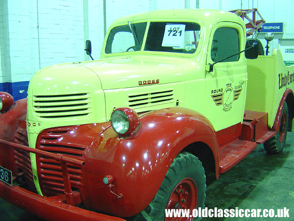 Old Dodge Recovery wagon at oldclassiccar.