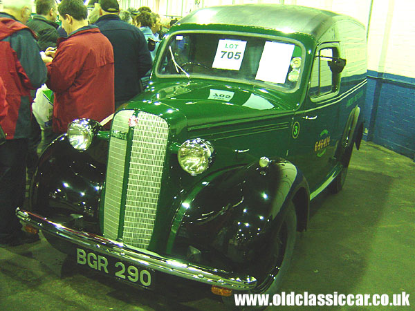 Old Bedford PC van at oldclassiccar.