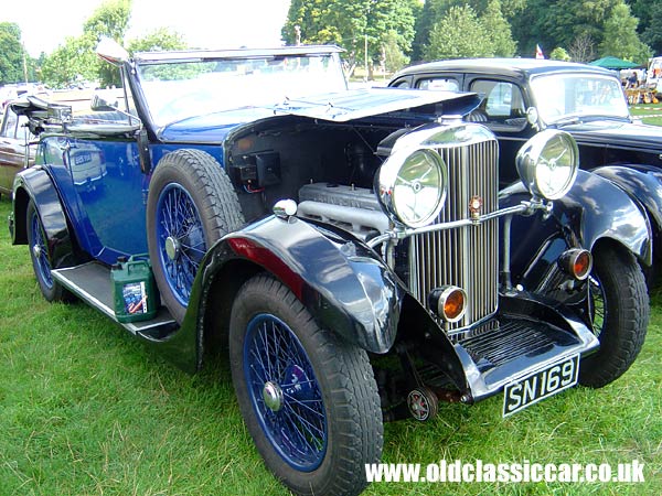 Old Sunbeam 20hp 4 seat tourer at oldclassiccar.