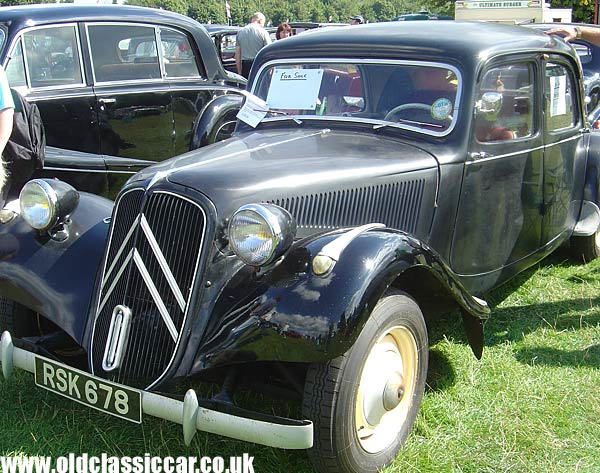 Old Citroen Traction Avant at oldclassiccar.