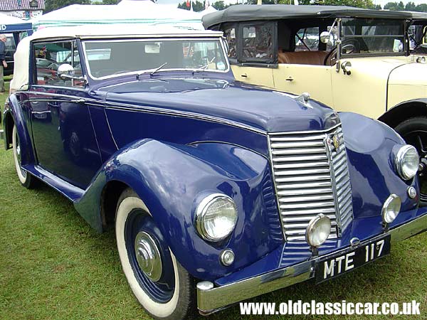 Old Armstrong Siddeley Hurricane at oldclassiccar.