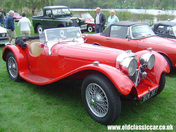 Photo of Jaguar SS100 at oldclassiccar.