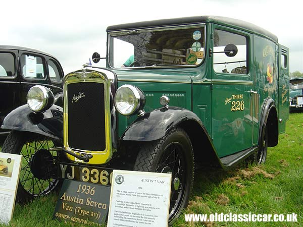 Photo of Austin 7 Van at oldclassiccar.