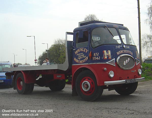 Flatbed built at the ERF factory