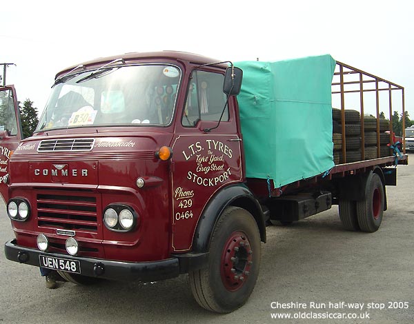 lorry built at the Commer factory
