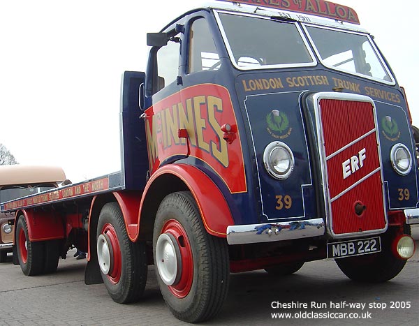 Flatbed built at the ERF factory