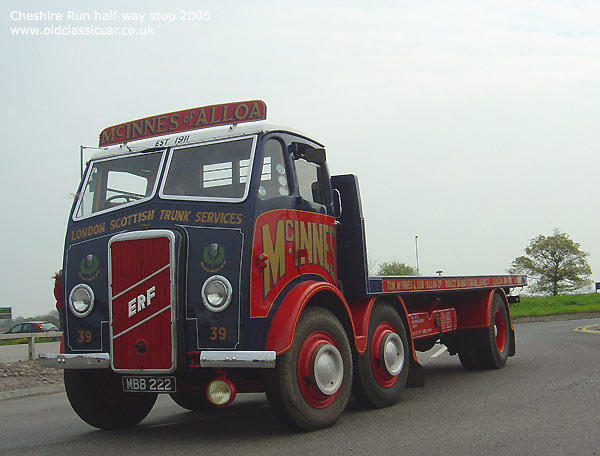 Flatbed built at the ERF factory