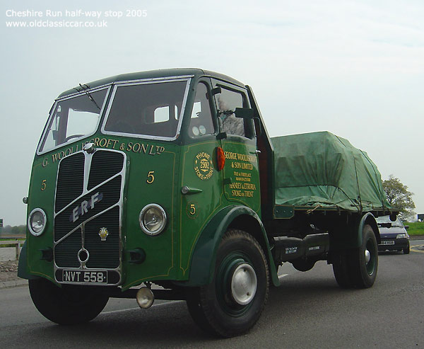 Flatbed built at the ERF factory