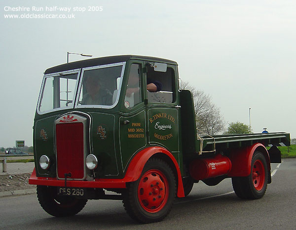 Flatbed built at the Albion factory