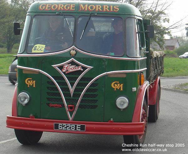 lorry built at the Foden factory