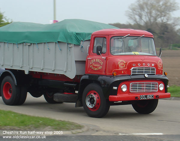 lorry built at the Dodge factory