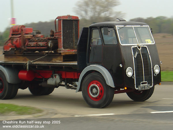 Flatbed built at the Sentinel factory