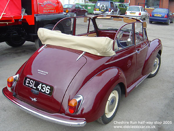 Minor tourer built at the Morris factory