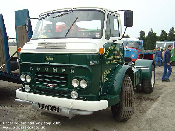 Diesel lorry built at the Commer factory