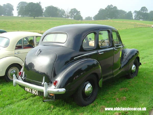 Austin A40 Devon seen at Cholmondeley Castle show in 2005.