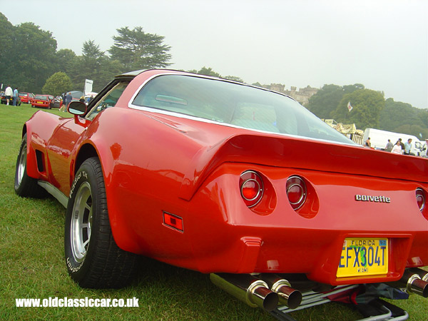 Chevy Corvette seen at Cholmondeley Castle show in 2005.
