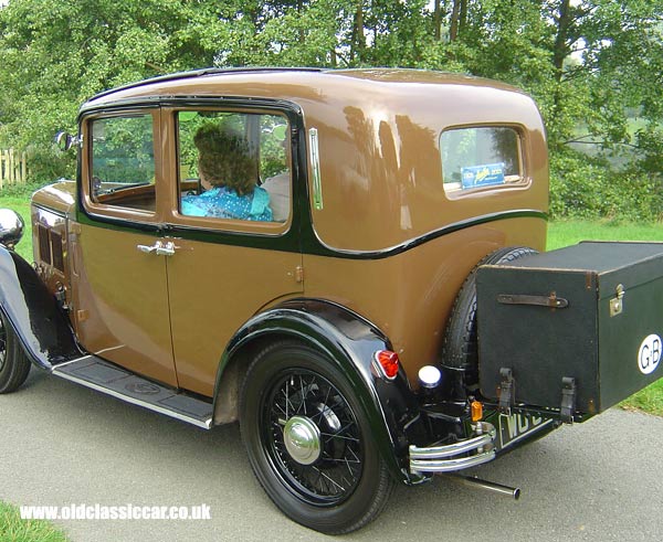 Austin saloon seen at Cholmondeley Castle show in 2005.