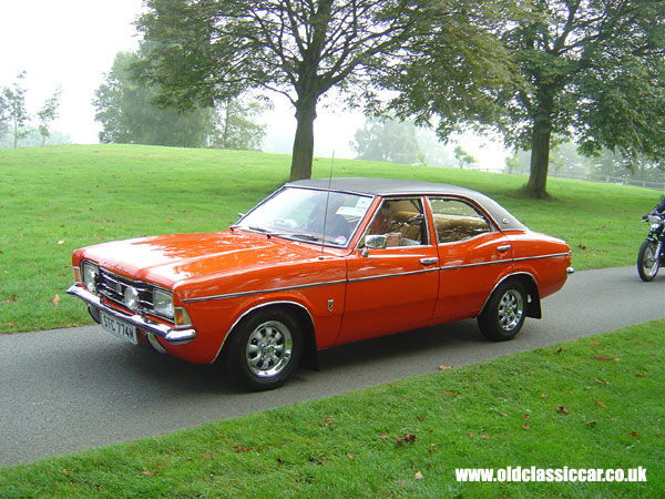 Ford Cortina Mk3 seen at Cholmondeley Castle show in 2005.
