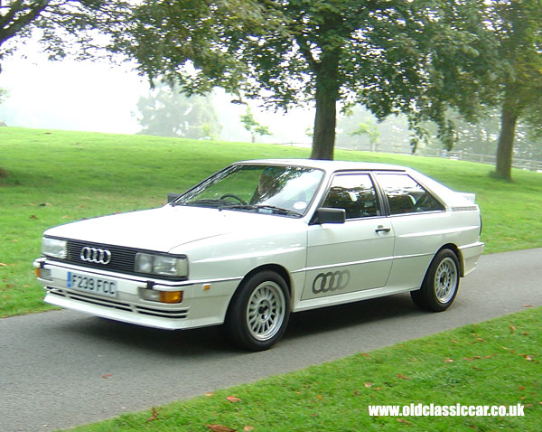 Audi quattro seen at Cholmondeley Castle show in 2005.