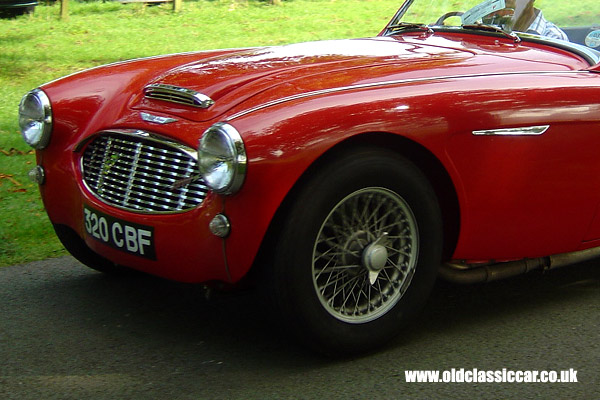 Austin Healey seen at Cholmondeley Castle show in 2005.