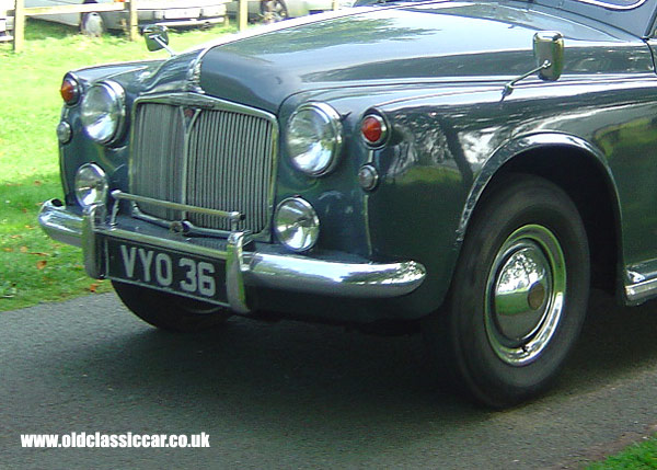 Rover P4 seen at Cholmondeley Castle show in 2005.