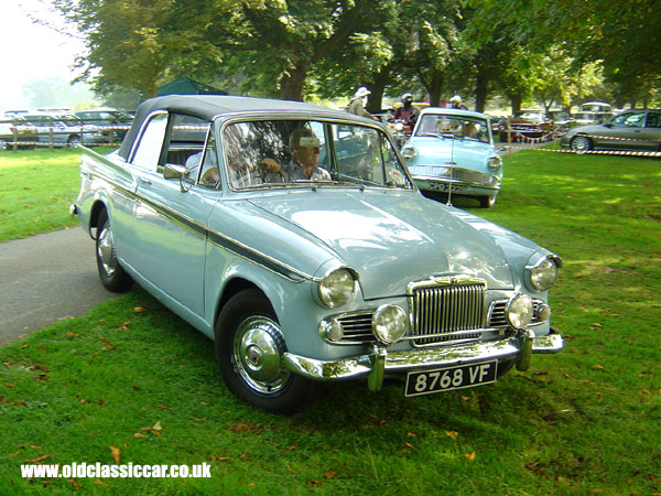 Sunbeam Rapier convertible seen at Cholmondeley Castle show in 2005.