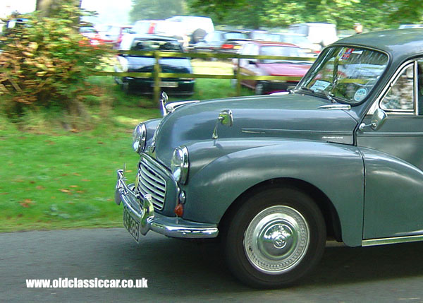 Morris Minor 1000 seen at Cholmondeley Castle show in 2005.