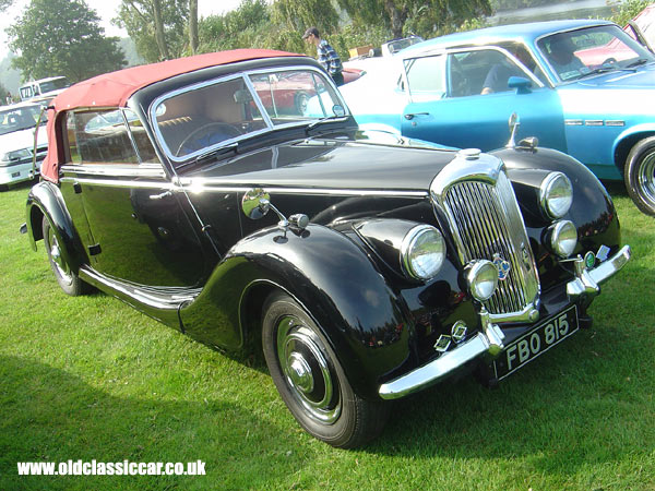 Riley RM 2.5 seen at Cholmondeley Castle show in 2005.