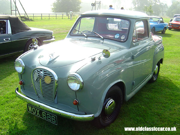 Austin A35 pickup seen at Cholmondeley Castle show in 2005.