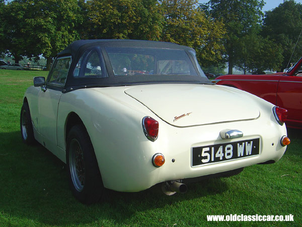 Austin Healey Sprite seen at Cholmondeley Castle show in 2005.