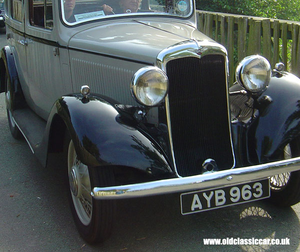 Hillman saloon seen at Cholmondeley Castle show in 2005.