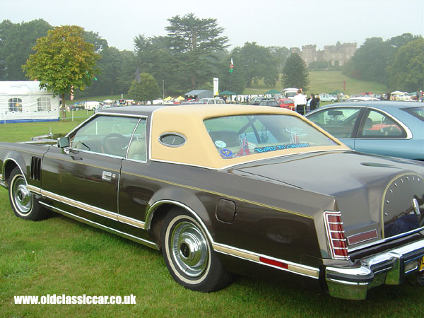 Lincoln Continental seen at Cholmondeley Castle show in 2005.