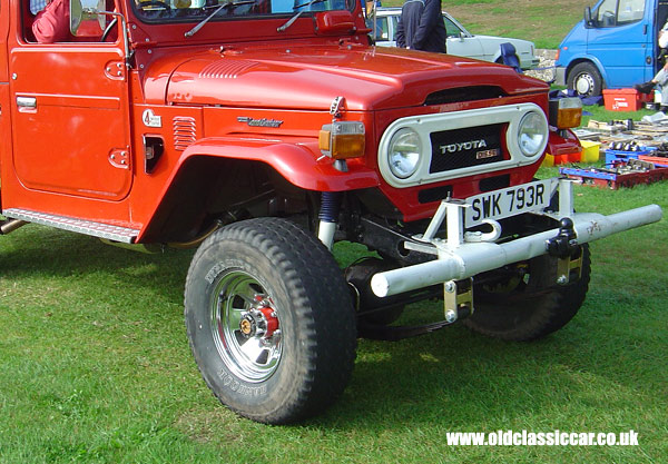 Toyota LandCruiser seen at Cholmondeley Castle show in 2005.