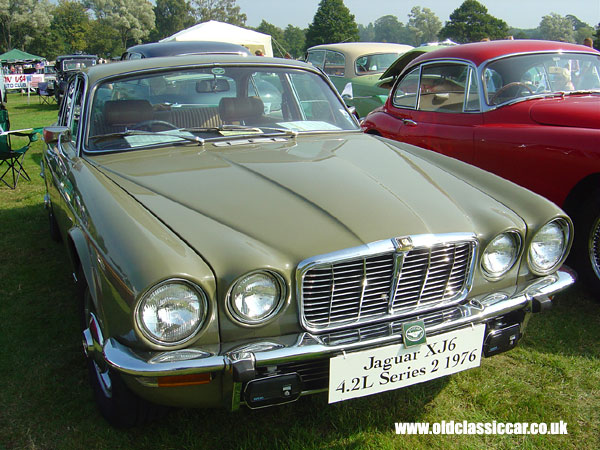 Jaguar XJ6 Series 2 seen at Cholmondeley Castle show in 2005.