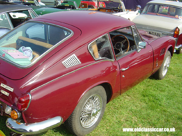 Triumph GT6 Mk2 seen at Cholmondeley Castle show in 2005.