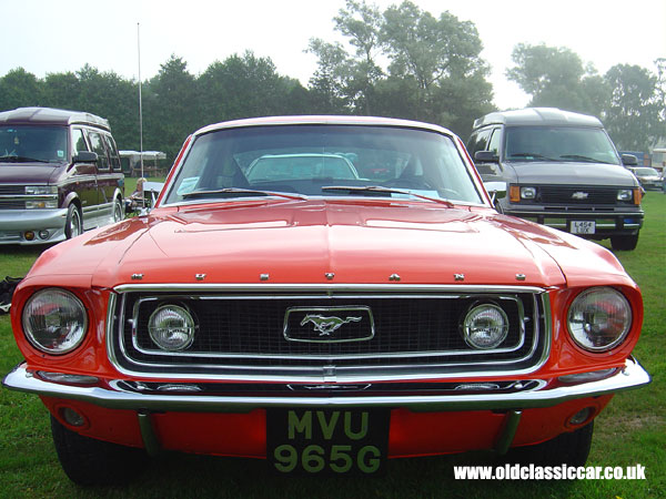 Ford Mustang seen at Cholmondeley Castle show in 2005.