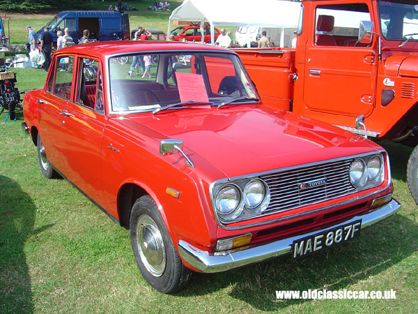 Toyota Corona seen at Cholmondeley Castle show in 2005.