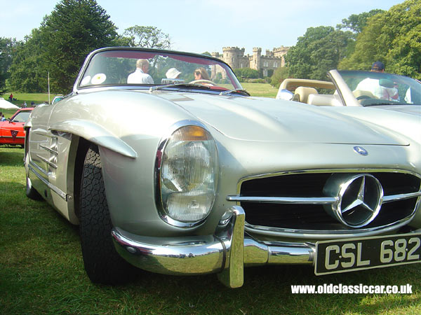 Mercedes-Benz 300SL seen at Cholmondeley Castle show in 2005.