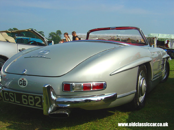 Mercedes-Benz 300SL seen at Cholmondeley Castle show in 2005.